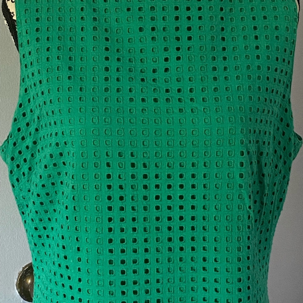 Liz Claiborne-Kelly Green Sleeveless Dress